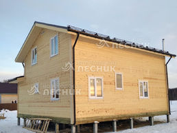Дом 10х8.5 из сухого из бруса в д. Сенино