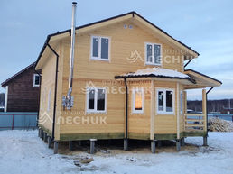 Дом 10х8.5 из сухого из бруса в д. Сенино