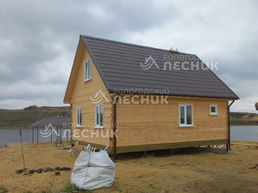 Баня 8х7 из сухого бруса в с. Октябрьское