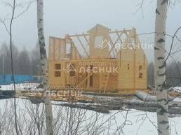 Дом 8х7 из сухого из бруса в д. Головино