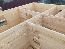 Дом 9х9 из сухого из бруса в Домодедово