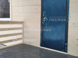 Дом 8.2х10.2 с крыльцом 1.6х2.5 по каркасной технологии в д. Мухино