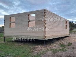 Дом 6х8 из сухого бруса в д. Филино