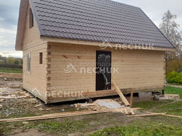 Дом 6х8 из сухого бруса в д. Филино