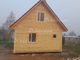 Дом 6х8 из сухого бруса в д. Филино