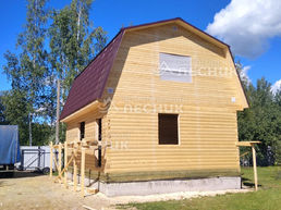 Дом 6х8 из бруса в Луга 4