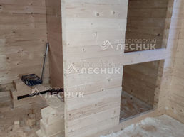 Баня 9х6 из сухого бруса в с.п. Тулома