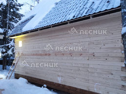 Баня 9х6 из сухого бруса в с.п. Тулома