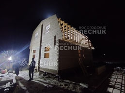 Дом 9х7 под усадку в гп. Дружная Горка