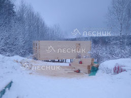 Дом 9х8 из сухого бруса под ключ в д. Жарки