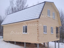 Дом 9х8 из сухого бруса под ключ в д. Жарки