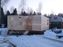 Дом 7х7 из сухого бруса под ключ в КП Новая Екатериновка