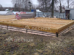 Дом 9.5х8 из сухого бруса под ключ д. Козино