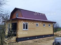 Дом 9.5х8 из сухого бруса под ключ д. Козино