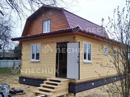Дом 9.5х8 из сухого бруса под ключ д. Козино
