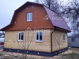 Дом 9.5х8 из сухого бруса под ключ д. Козино