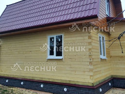 Дом 9.5х8 из сухого бруса под ключ д. Козино