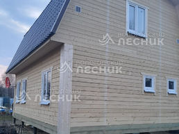 Дом 8х6 из сухого бруса под ключ в СНТ Полутино