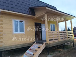 Дом 8х6 с террасой 5х2 из сухого бруса под ключ в Новая Пустошь