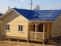 Дом 9х9 из сухого профилированного бруса 200х150 мм под ключ в г. Вельск