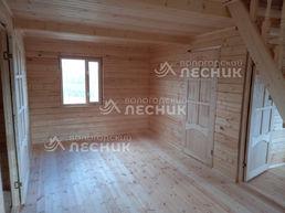 Дом 8х6 из сухого профилированного бруса 150х150 мм под ключ в СНТ Полутино
