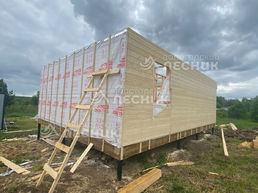 Дом 8х6 с террасой 5х1.5 по каркасной технологии в д. Староселье