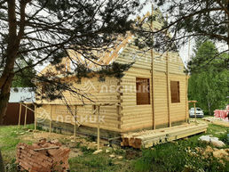 Дом 9х6 из сухого профилированного бруса 150х150 мм под ключ в д.Мужачи