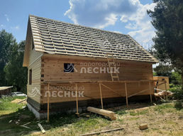 Дом 9х6 из сухого профилированного бруса 150х150 мм под ключ в д.Мужачи