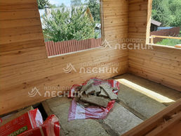 Дом 9х6 из сухого профилированного бруса 150х150 мм под ключ в д.Мужачи