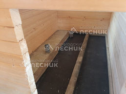 Дом 9х6 из сухого профилированного бруса 150х150 мм под ключ в д.Мужачи