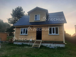 Дом 9х6 из сухого профилированного бруса 150х150 мм под ключ в д.Мужачи