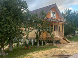 Дом 8х6 с открытой террасой 3х1.5 из сухого профилированного бруса 200х150 мм под ключ в д. Калужское