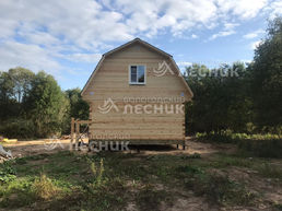 Дом 6х6 из сухого профилированного бруса 150х150 мм в д. Колодно