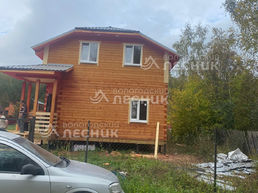 Дом 9х7 из сухого профилированного бруса 150х150 мм под ключ в д. Полутино