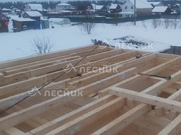 Дом 7.5х7.5 из бруса под усадку в КП Живой Ручей 2