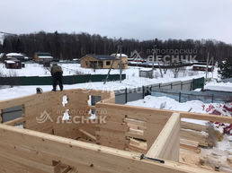 Дом 8х6 из бруса под ключ в д.Мокрое