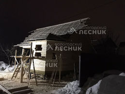 Дом 8х6 из бруса под ключ в д.Мокрое