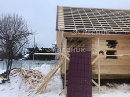 Дом 8х6 из бруса под ключ в д.Мокрое