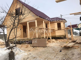Дом 8х6 из бруса под ключ в д.Мокрое
