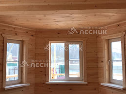 Дом 8х6 из бруса под ключ в д.Мокрое