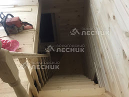 Дом 8х6 из бруса под ключ в д.Мокрое