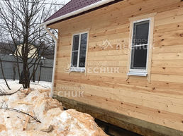 Дом 8х6 из бруса под ключ в д.Мокрое