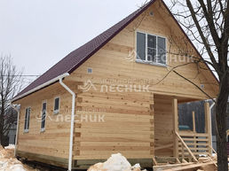 Дом 8х6 из бруса под ключ в д.Мокрое