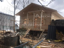 Дом 10х8 с гаражом из бруса под ключ в д. Плешково