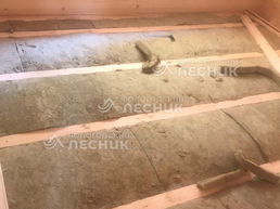 Дом 10х8 с гаражом из бруса под ключ в д. Плешково