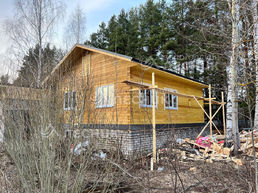 Дом 10х8 с гаражом из бруса под ключ в д. Плешково