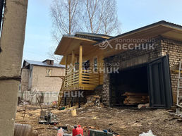 Дом 10х8 с гаражом из бруса под ключ в д. Плешково