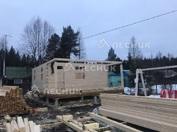 Дом 8х6 из бруса под ключ в СНТ У Озера