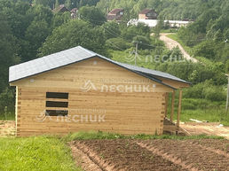 Дом 9х9 из бруса под усадку в д. Глутно