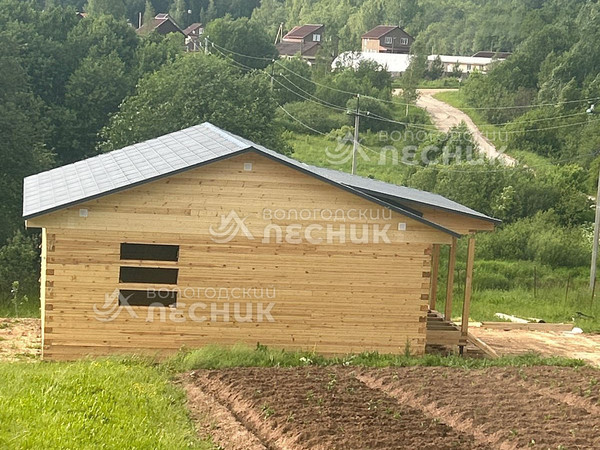 Дом 9х9 из бруса под усадку в д. Глутно